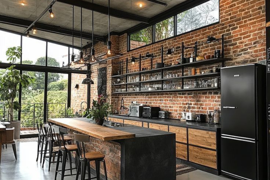 15 Ide Rumah Industrial Low Budget yang Estetik dan Hemat Biaya
